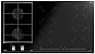 Встраиваемая варочная панель teka HYBRID JZC 96324 ABN BLACK